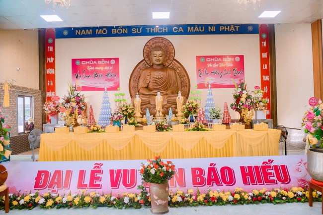 The Ullambana Great Ceremony 2023 at Tu Phap pagoda, Nghe An