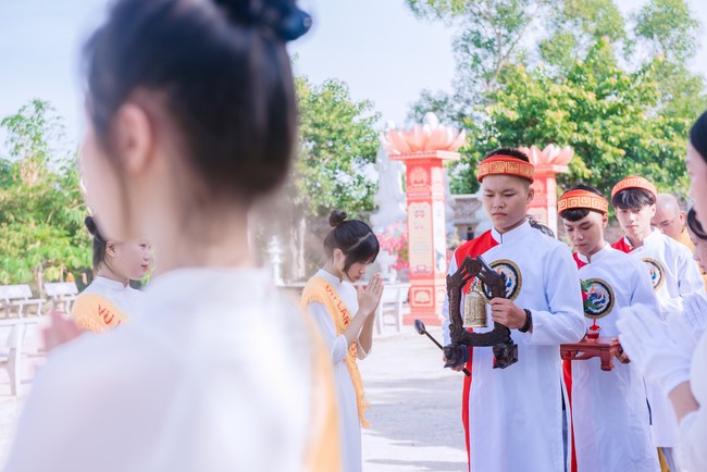The Ullambana Great Ceremony 2023 at Tu Phap pagoda, Nghe An