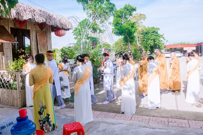 The Ullambana Great Ceremony 2023 at Tu Phap pagoda, Nghe An