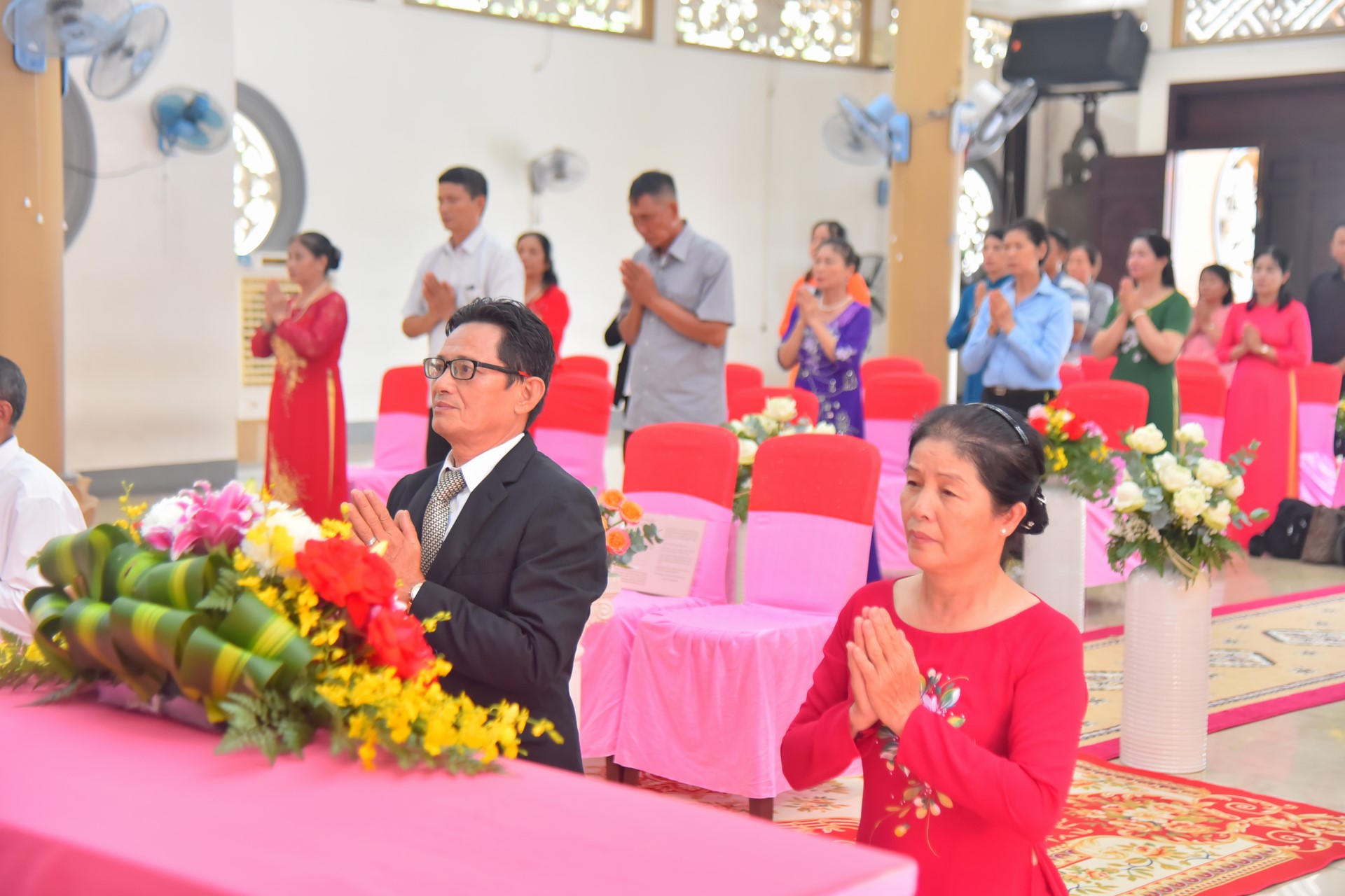 Wedding Ceremony at the pagoda