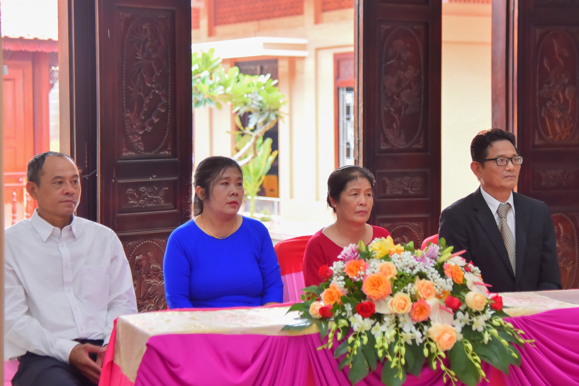 Wedding Ceremony at the pagoda