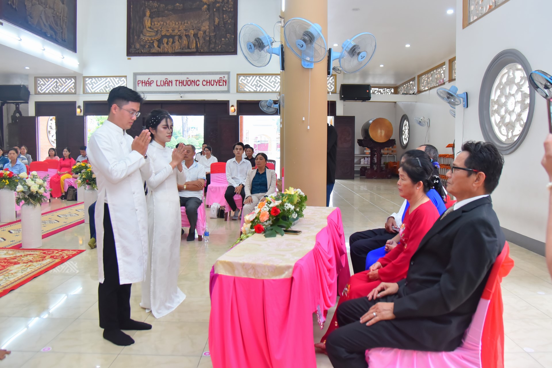 Wedding Ceremony at the pagoda