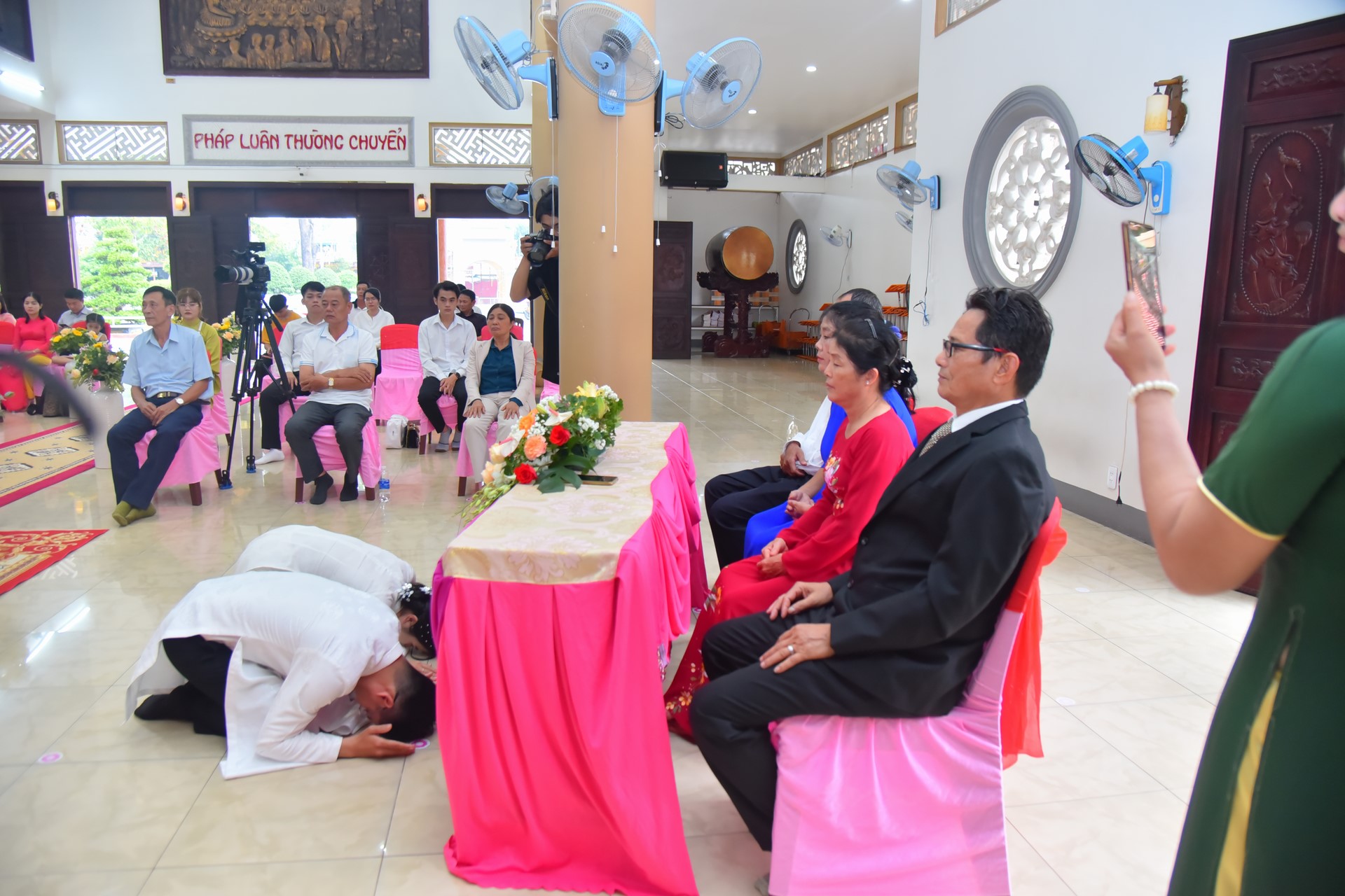 Wedding Ceremony at the pagoda