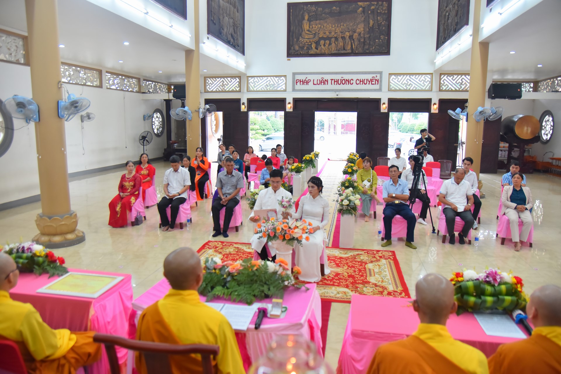 Wedding Ceremony at the pagoda