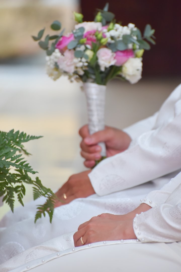 Wedding Ceremony at the pagoda
