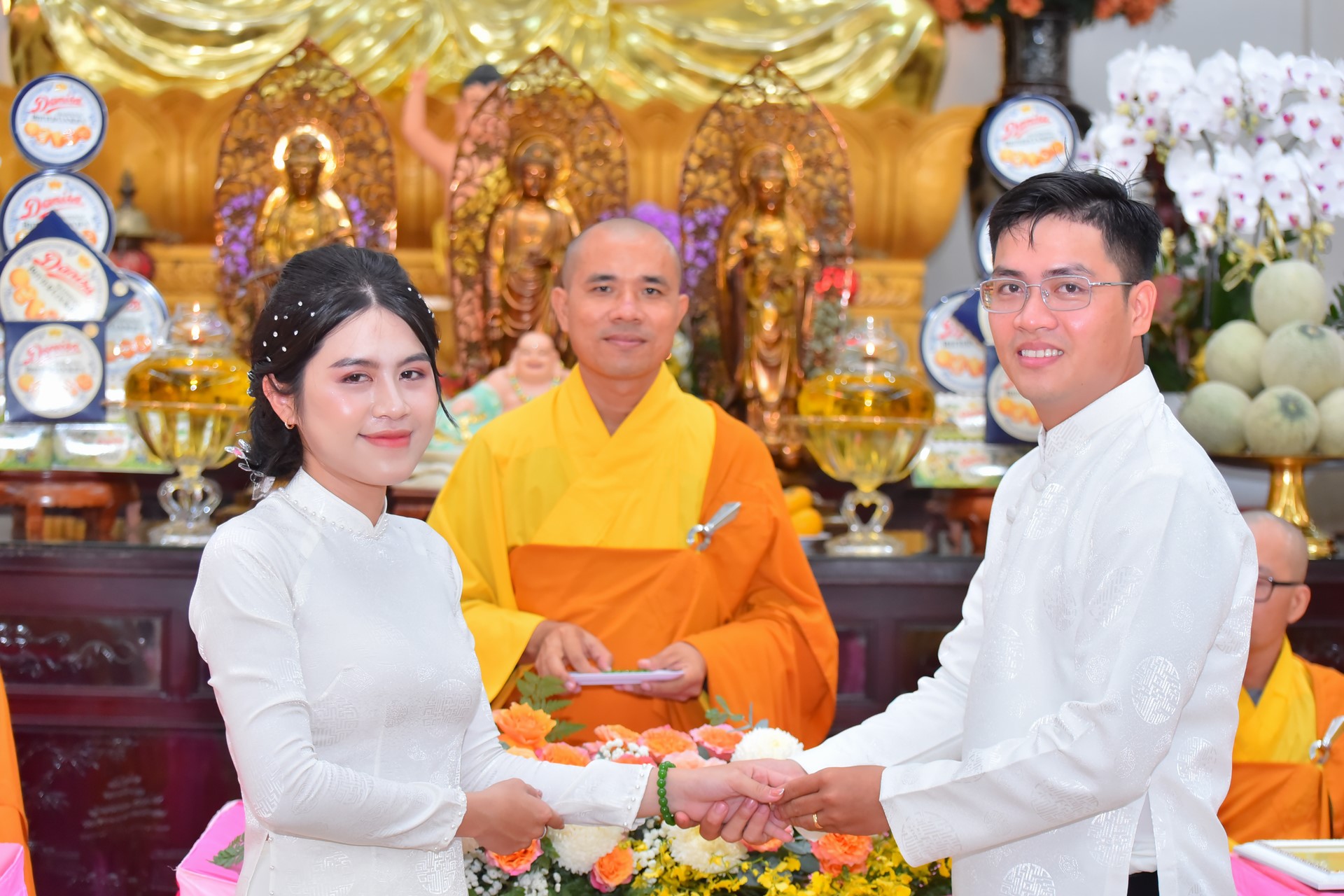Wedding Ceremony at the pagoda