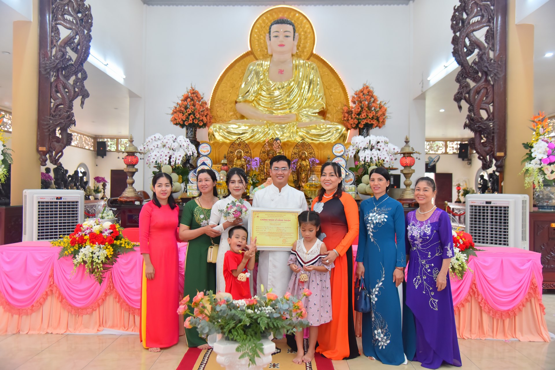 Wedding Ceremony at the pagoda