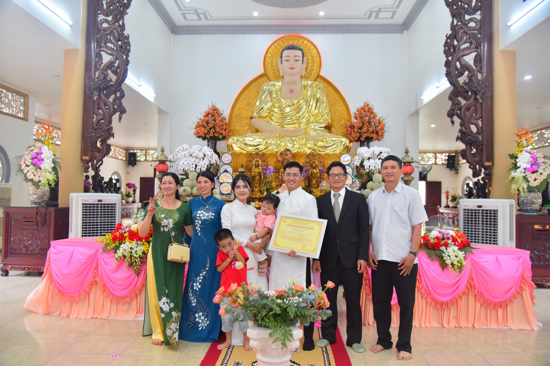 Wedding Ceremony at the pagoda