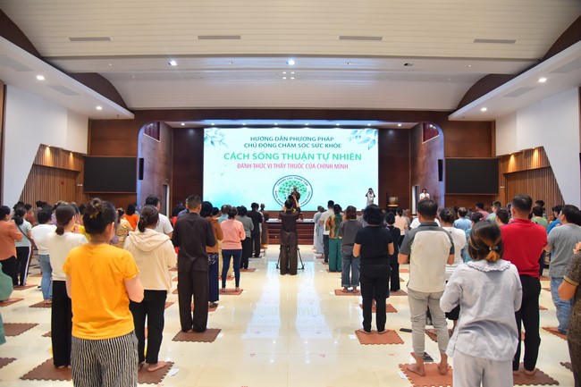 Community program Purification of body- mind, Guiding a healthy living method in accordance with the nature