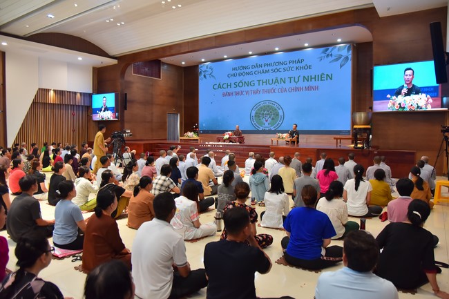 Community program Purification of body- mind, Guiding a healthy living method in accordance with the nature