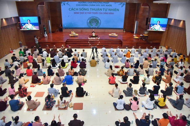 Community program Purification of body- mind, Guiding a healthy living method in accordance with the nature