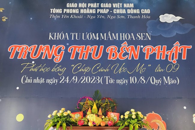 The 13th Lotus seeds Sowing Retreat at Dong Cao Pagoda, Thanh Hoa