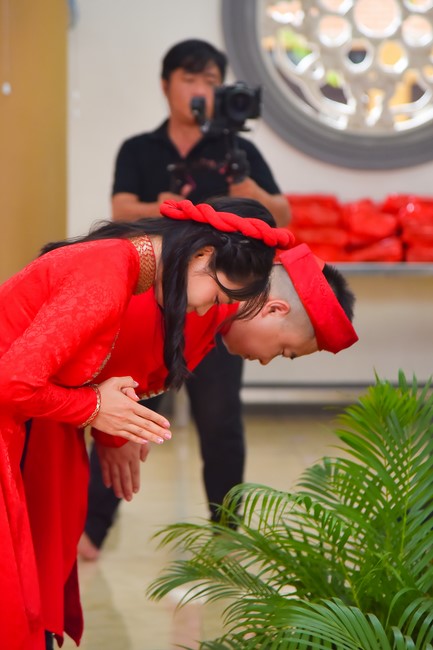 Wedding Ceremony at the pagoda