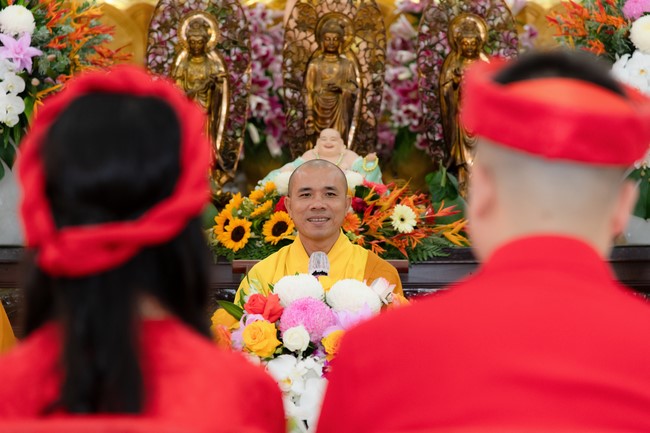 Wedding Ceremony at the pagoda