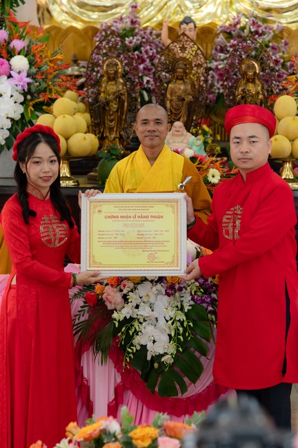 Wedding Ceremony at the pagoda