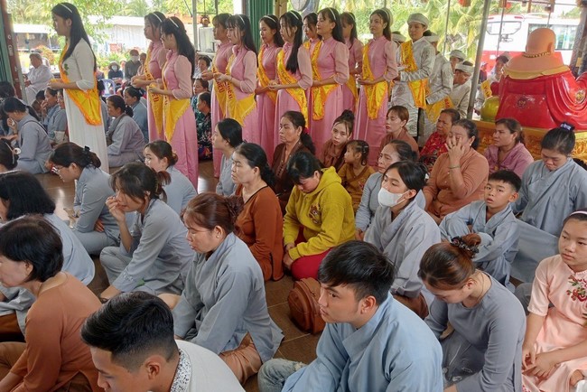 The Ullambana Great Ceremony at Truong Phap pagoda, Hau Giang