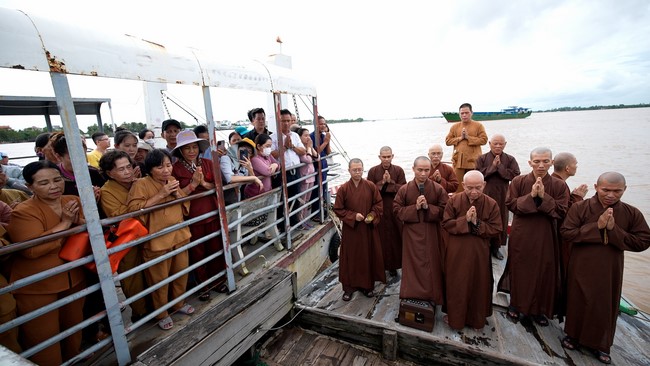 The Great Ullambana Ceremony 2023 at Minh Chat ashram, Can Tho