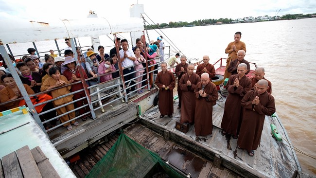 The Great Ullambana Ceremony 2023 at Minh Chat ashram, Can Tho