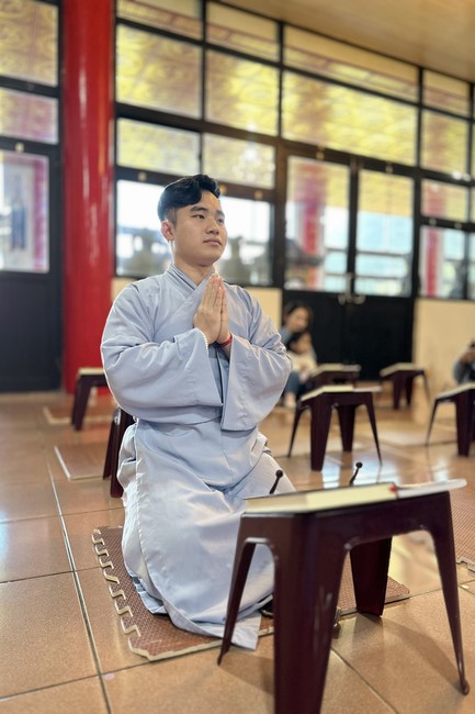 Candle Lighting Ritual to commemorate Amitabha’s Buddha at Ling Yin Temple in Taiwan