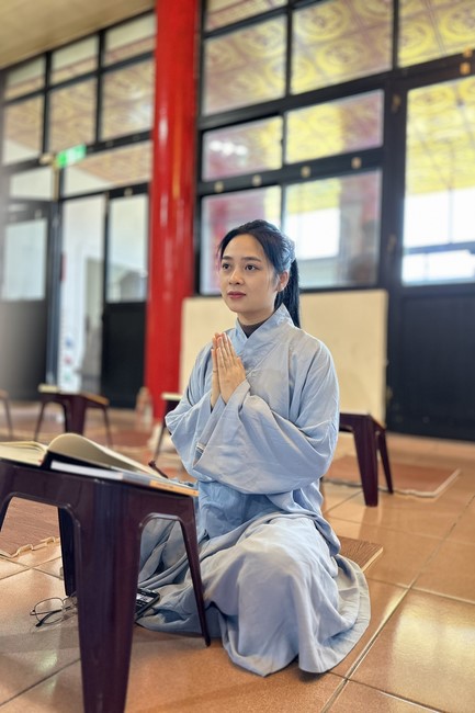 Candle Lighting Ritual to commemorate Amitabha’s Buddha at Ling Yin Temple in Taiwan