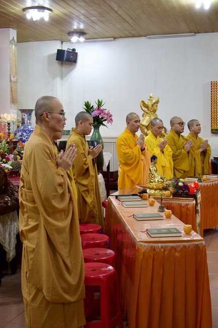 Candle Lighting Ritual to commemorate Amitabha’s Buddha at Ling Yin Temple in Taiwan