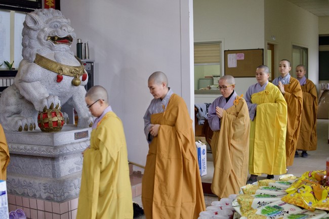 Candle Lighting Ritual to commemorate Amitabha’s Buddha at Ling Yin Temple in Taiwan