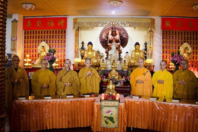 Candle Lighting Ritual to commemorate Amitabha’s Buddha at Ling Yin Temple in Taiwan