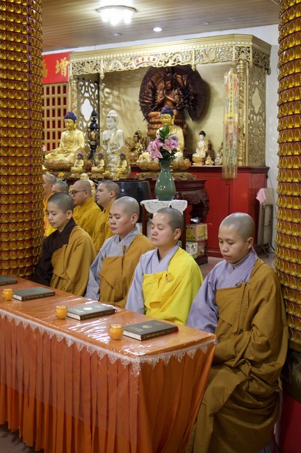 Candle Lighting Ritual to commemorate Amitabha’s Buddha at Ling Yin Temple in Taiwan