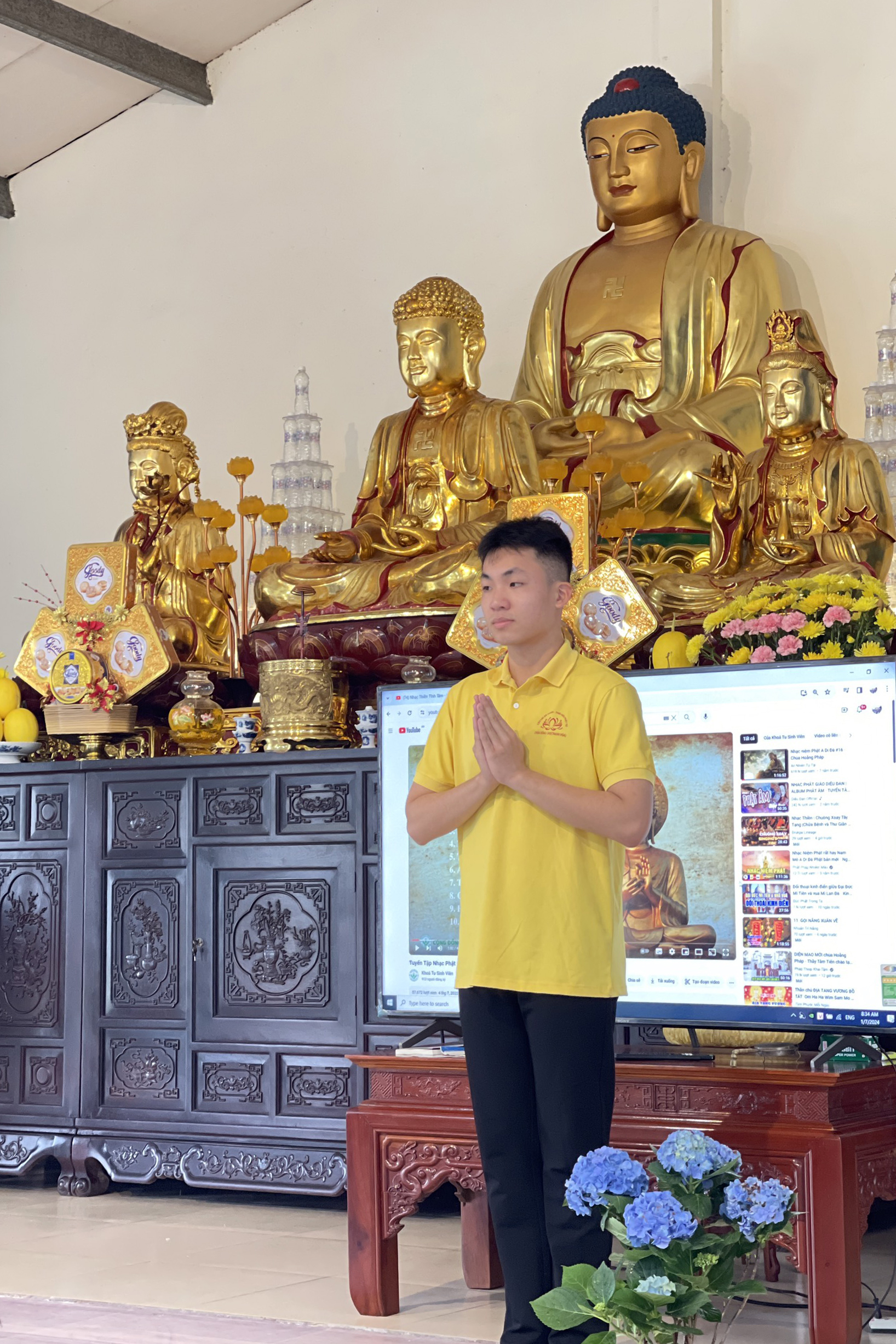 The 14th Lotus seed Sowing Retreat at Dong Cao Pagoda, Thanh Hoa