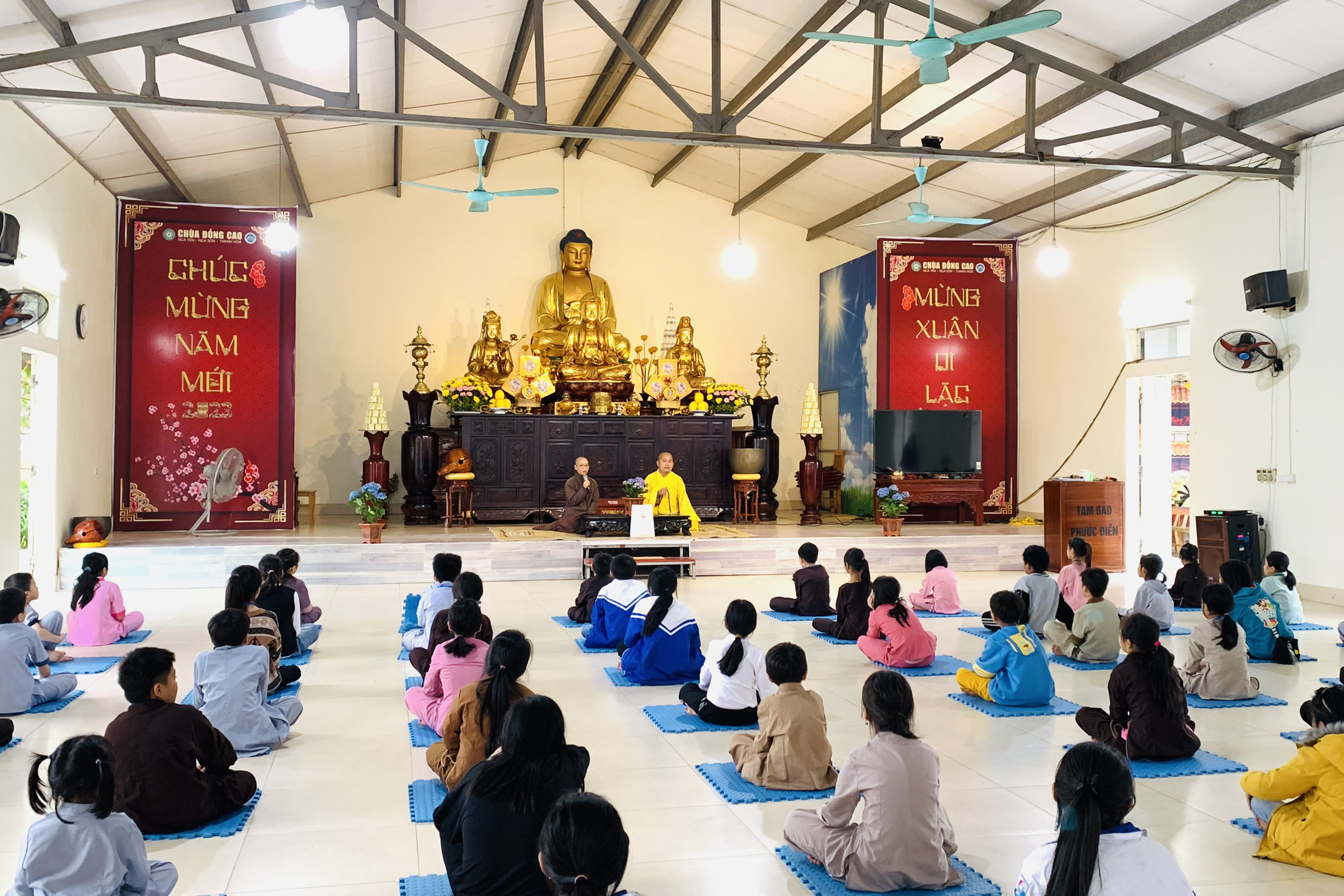 The 14th Lotus seed Sowing Retreat at Dong Cao Pagoda, Thanh Hoa