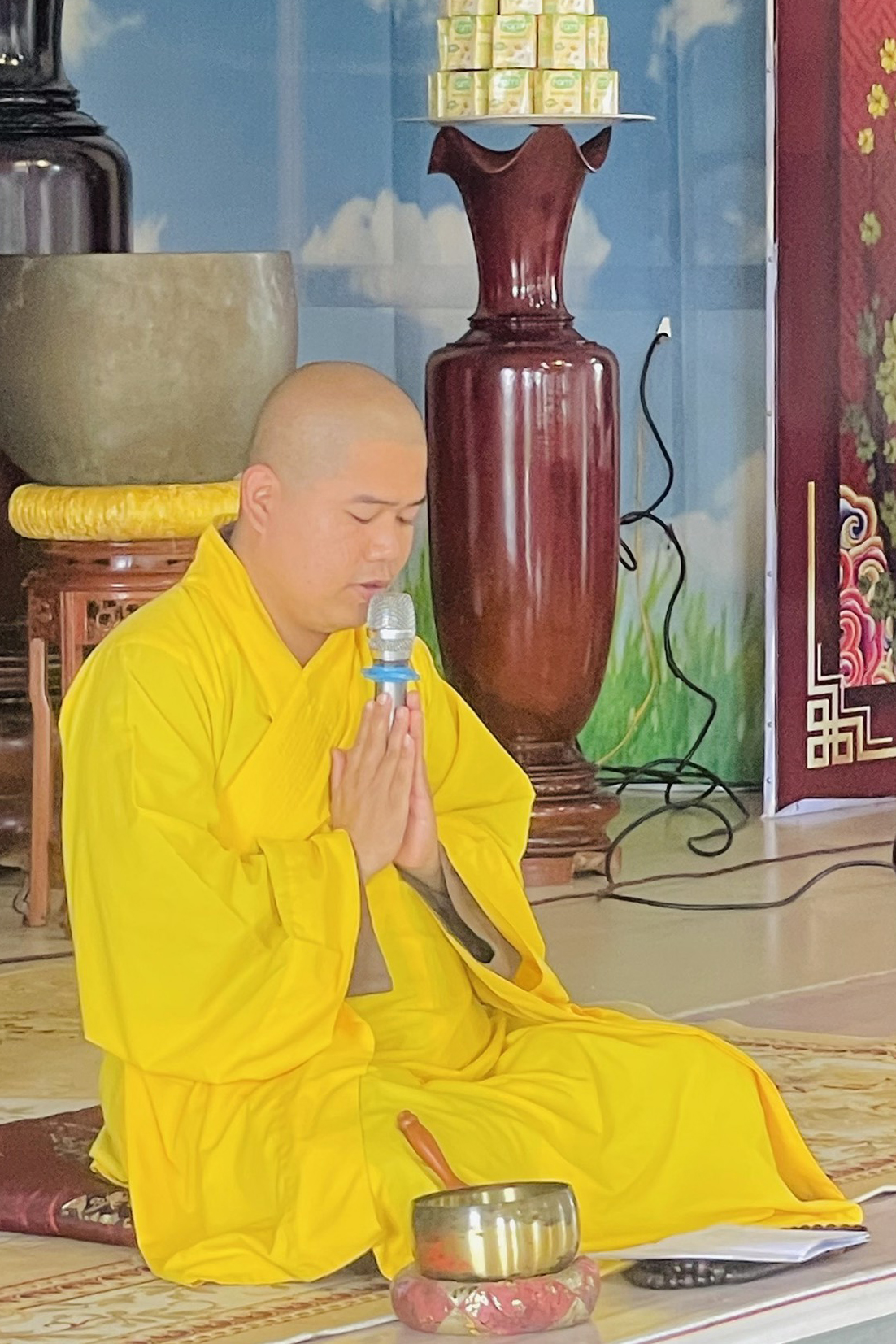 The 14th Lotus seed Sowing Retreat at Dong Cao Pagoda, Thanh Hoa