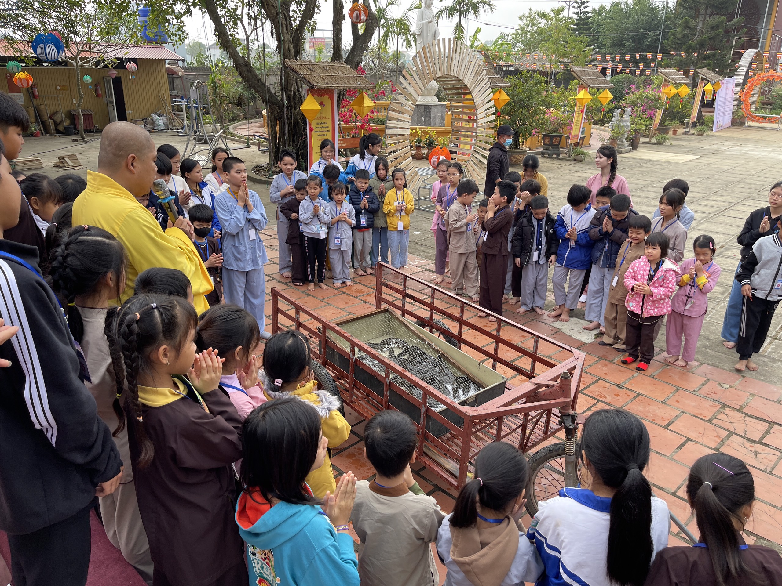 The 14th Lotus seed Sowing Retreat at Dong Cao Pagoda, Thanh Hoa