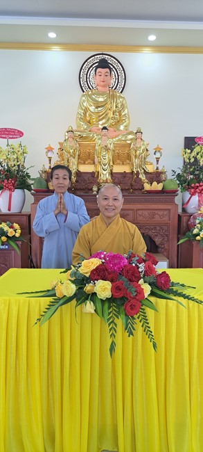 A dharma talk at Tam Phap Pagoda, Binh Phuoc province