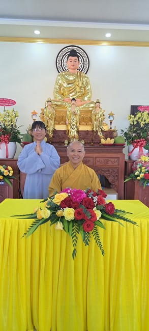 A dharma talk at Tam Phap Pagoda, Binh Phuoc province