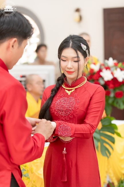 Wedding Ceremony at the pagoda