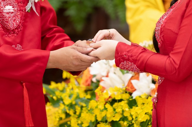 Wedding Ceremony at the pagoda