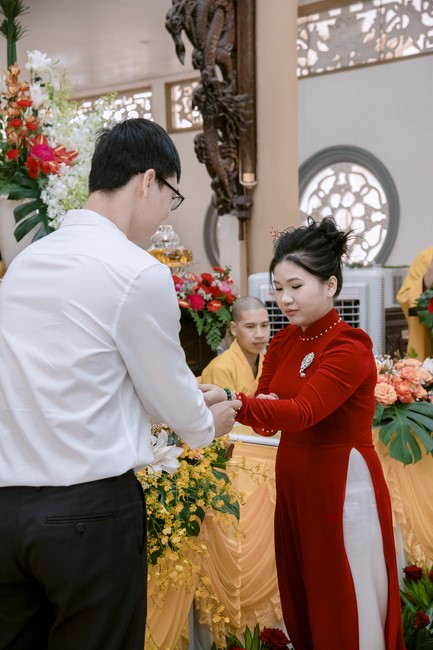 Wedding Ceremony at the pagoda