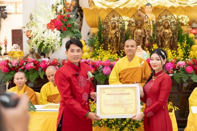 Wedding Ceremony at the pagoda
