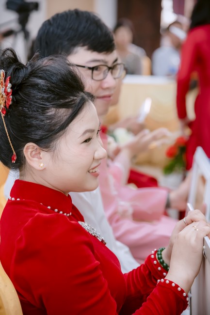 Wedding Ceremony at the pagoda