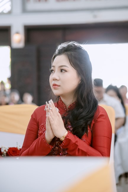 Wedding Ceremony at the pagoda