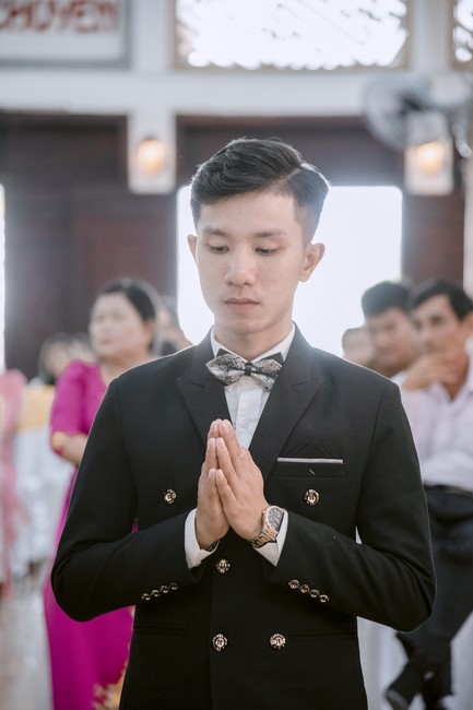 Wedding Ceremony at the pagoda