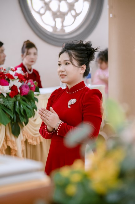Wedding Ceremony at the pagoda