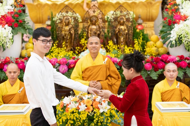 Wedding Ceremony at the pagoda