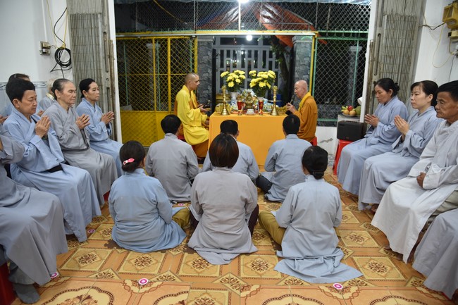 The 6th gratitude Ceremony and One-Day Practice at Minh Chat ashram in Can Tho