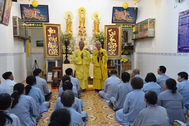 The 6th gratitude Ceremony and One-Day Practice at Minh Chat ashram in Can Tho