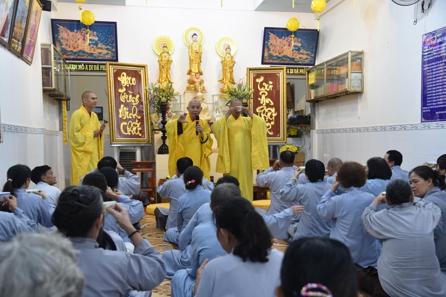 The 6th gratitude Ceremony and One-Day Practice at Minh Chat ashram in Can Tho