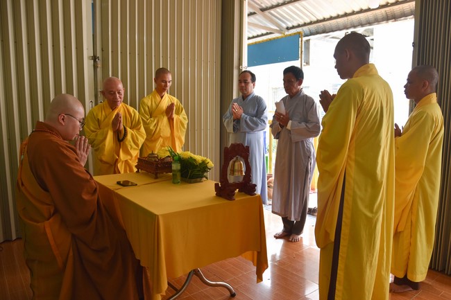 The 6th gratitude Ceremony and One-Day Practice at Minh Chat ashram in Can Tho