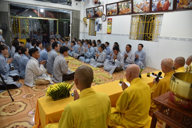 The 6th gratitude Ceremony and One-Day Practice at Minh Chat ashram in Can Tho