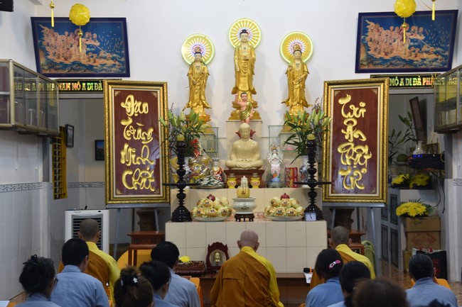 The 6th gratitude Ceremony and One-Day Practice at Minh Chat ashram in Can Tho