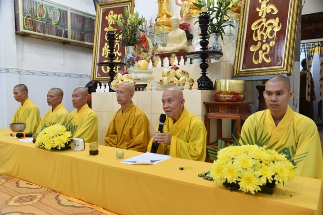 The 6th gratitude Ceremony and One-Day Practice at Minh Chat ashram in Can Tho